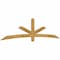 Ekena Millwork Alberta Rough Sawn Timber Gable Bracket, Western Red Cedar, 108"W x 27"H x 2"D x 4"F, 6/12 Pitch GBW108X27X0204ALB00RWR - alternate 4
